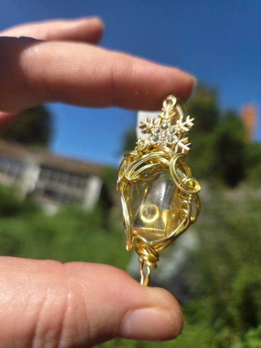 Amulette ✨Citrine -abondance , joie 