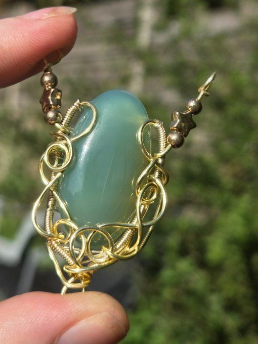 Collier or Jade ✨ sagesse et succés