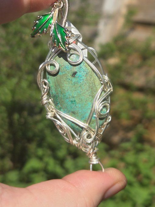 Pendentif Turquoise Africaine – Protection & Sérénité