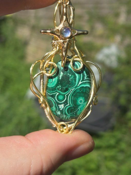 Charms ✨ Chrysocolle Malachite -Paix, Guérison et Protection ✨ 