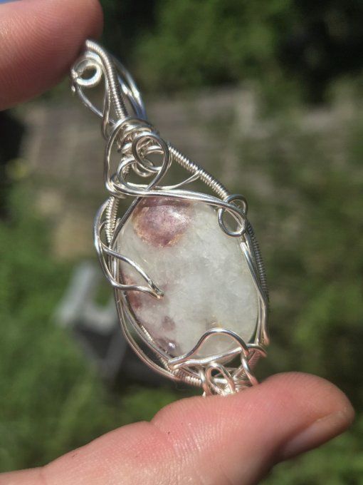 Amulette Tourmaline rose (Rubellite )✨Blessure Émotionnelle et Protection 