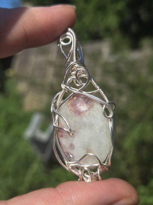 Amulette Tourmaline rose (Rubellite )✨Blessure Émotionnelle et Protection 