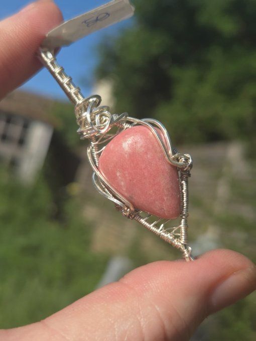 Pendentif Thulite ✨equilibre emotionnel 