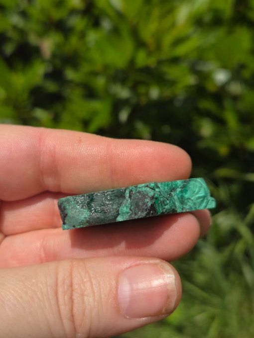 Petite Malachite en tranche