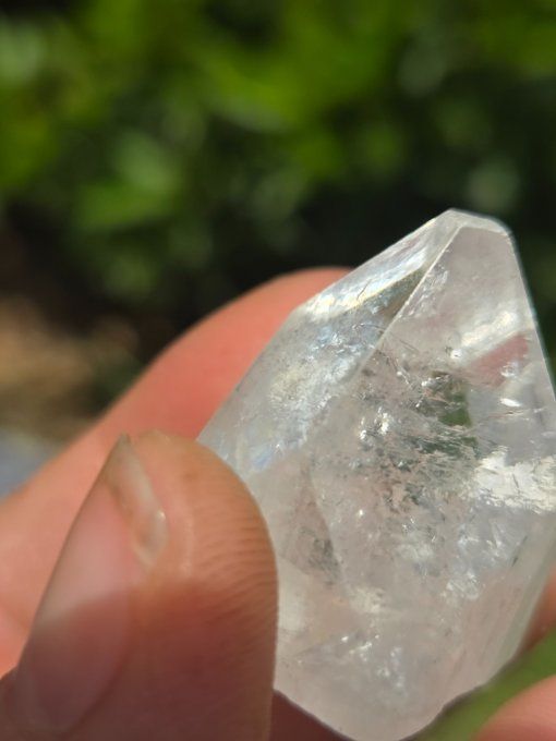 Apophyllite brute naturelle bi terminé