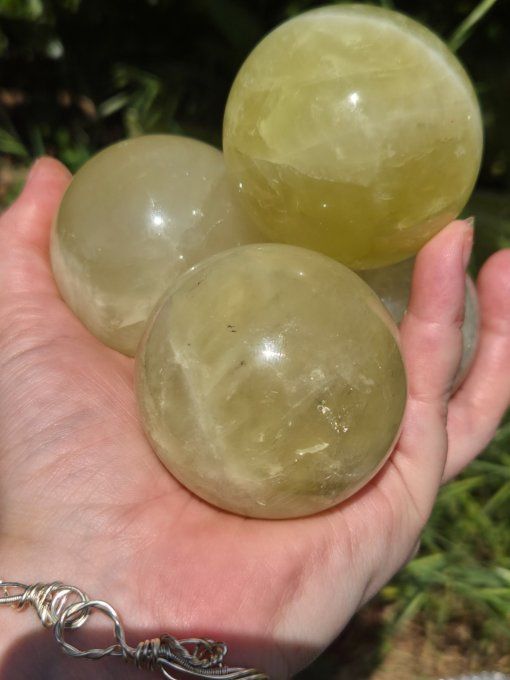Sphere citrine 60 mm