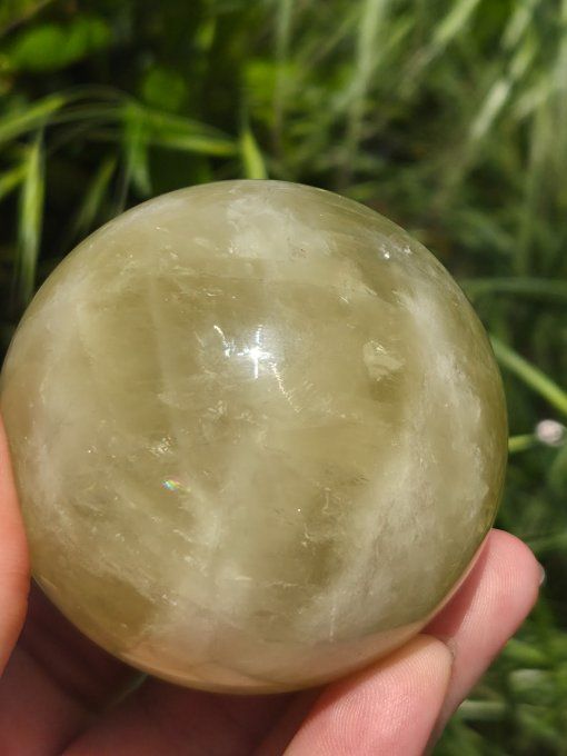 Sphere citrine 60 mm