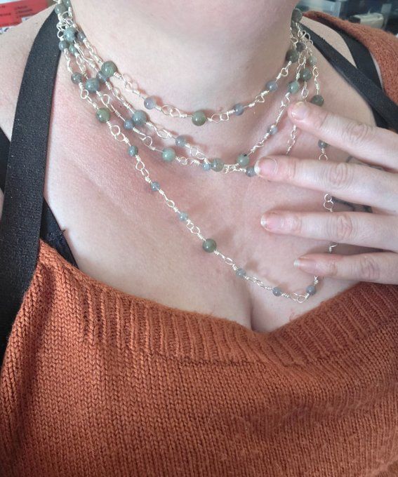 Collier rang de perles