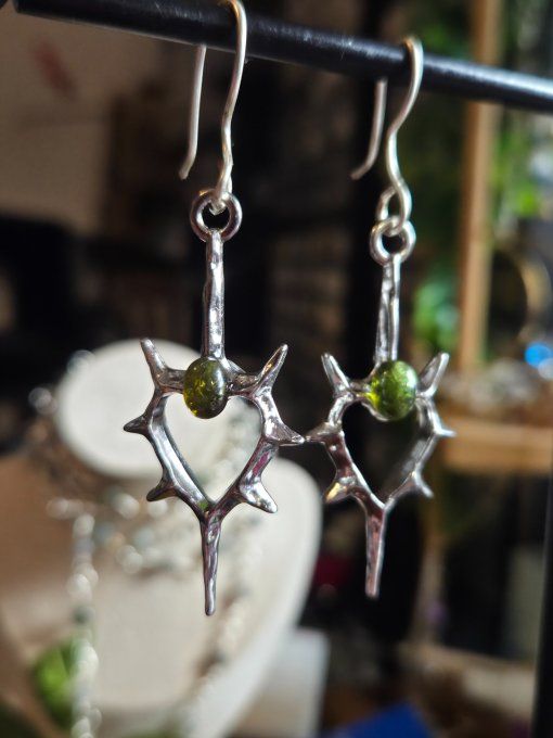 Bague tourmaline verte- Verdelite : protection & aura - Copie