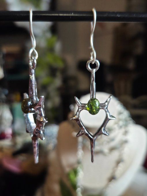 Bague tourmaline verte- Verdelite : protection & aura - Copie