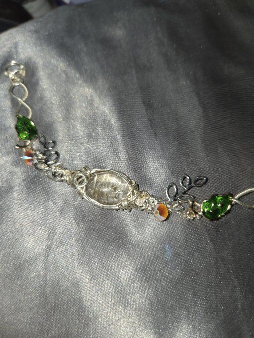 collier gaïa en Citrine naturelle 