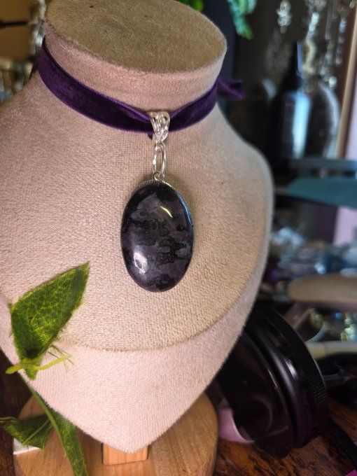  Amulette jaspe Gabbro✨  astro cancer