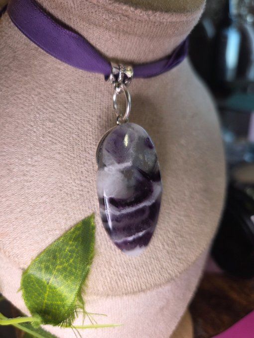 Pendentif  Fluorite -astro sagittaire