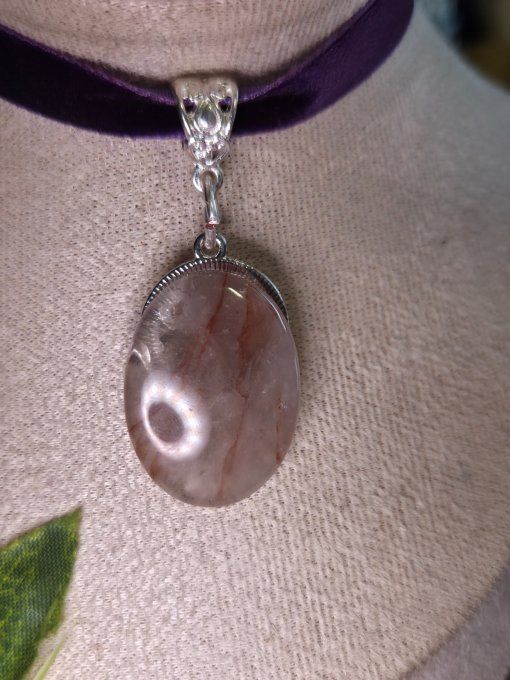 Amulette Quartz hématoïde ✨astro belier