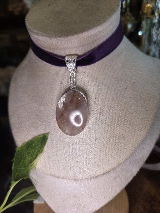 Amulette Quartz hématoïde ✨astro belier