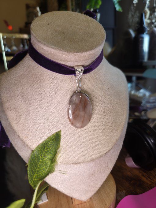 Amulette Quartz hématoïde ✨astro belier