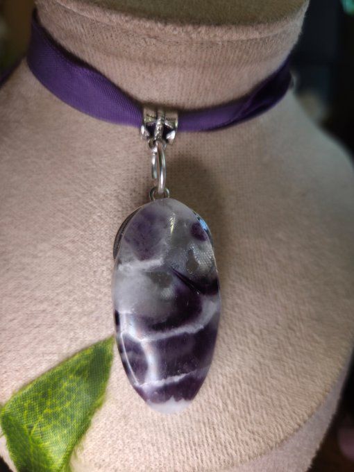 Pendentif  Fluorite -astro sagittaire