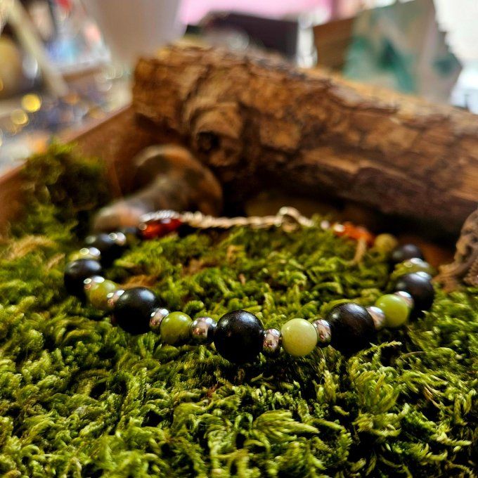 Bracelet  Al :vérité et protection - 6MM