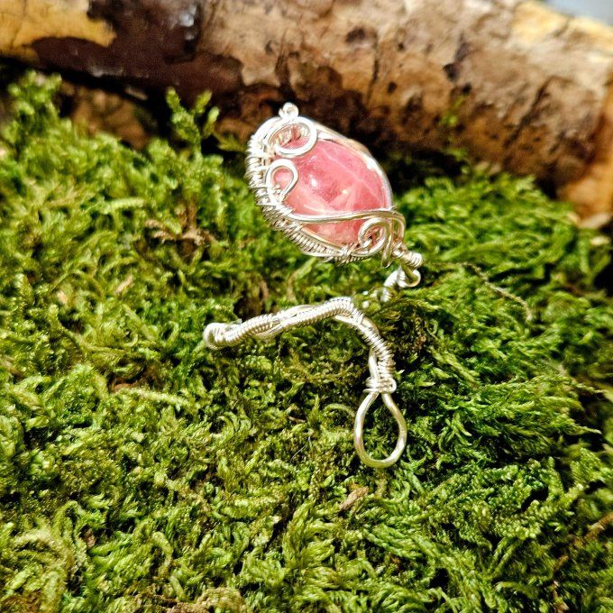 Bague rhodochrosite  - ajustable  