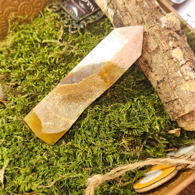 Agate fleur de cerisier