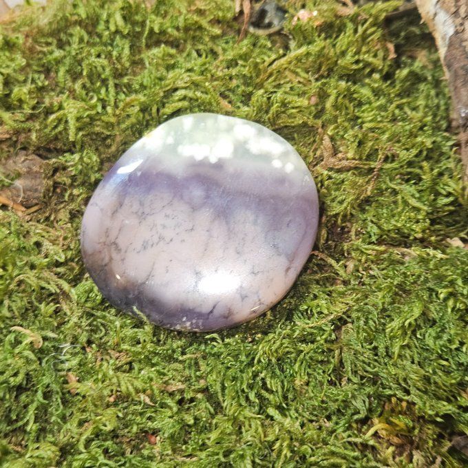 Galet Opale Violette 8*4