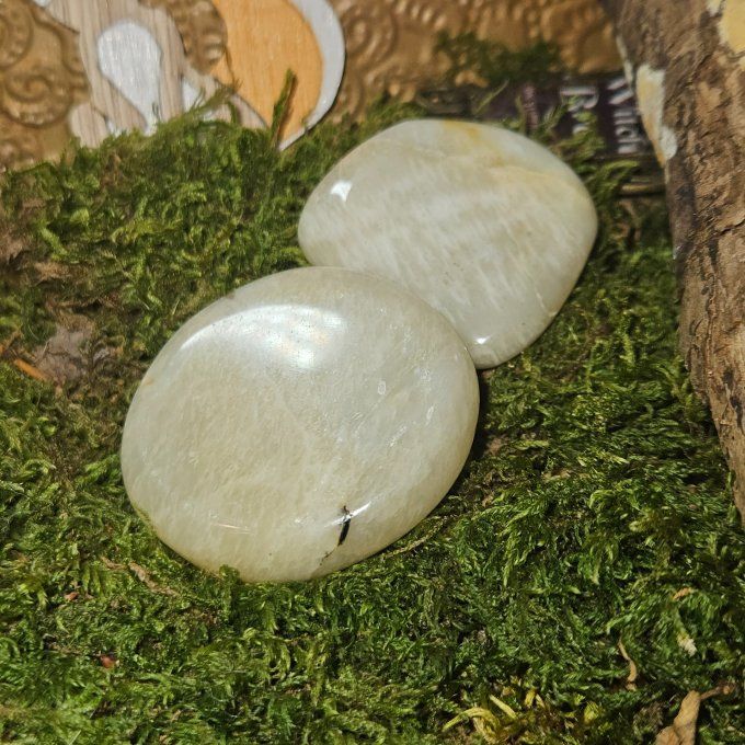 galet belomorite-pierre de lune pêche 5*3