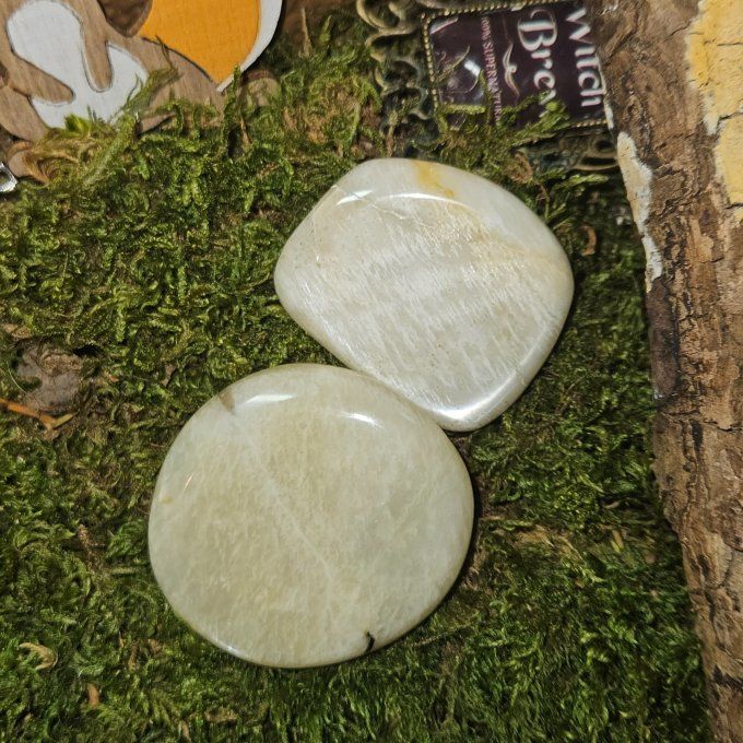 galet belomorite-pierre de lune pêche 5*3