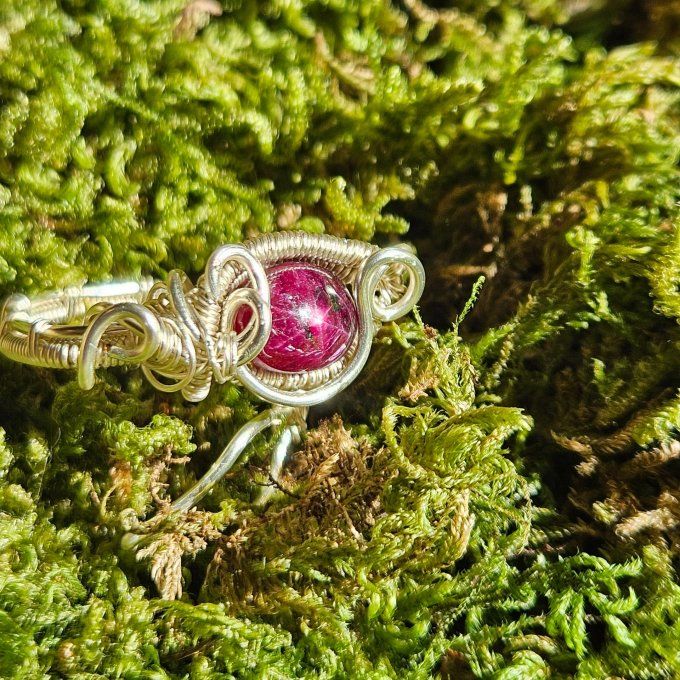 Bague rubis etoilé