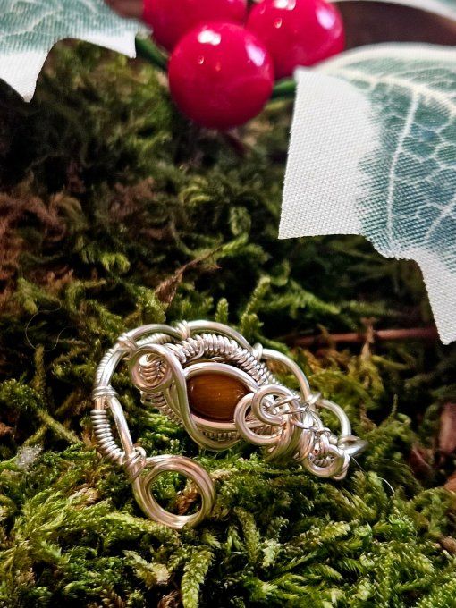 Bague oeil de tigre 