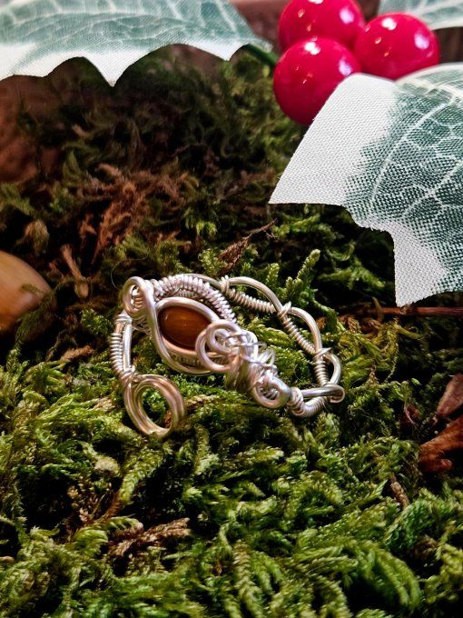 Bague oeil de tigre 