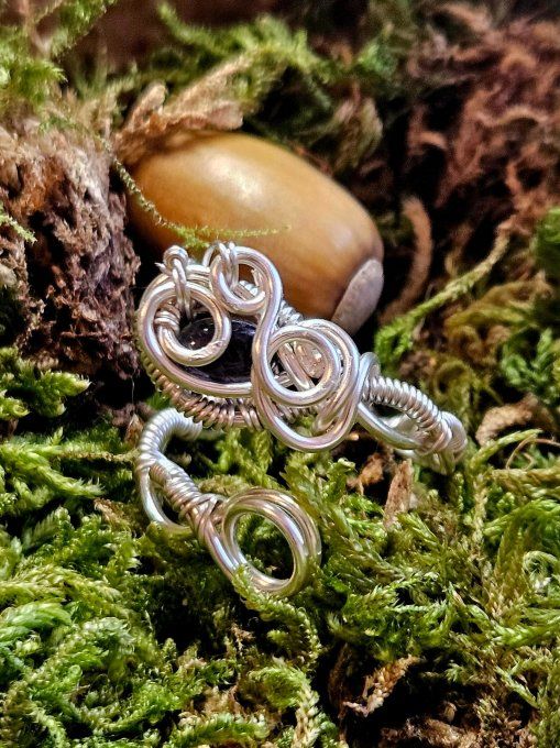 Bague iolite Cordierite ✨ unique 