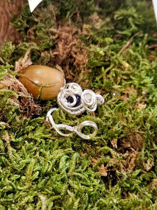 Bague iolite Cordierite ✨ unique 