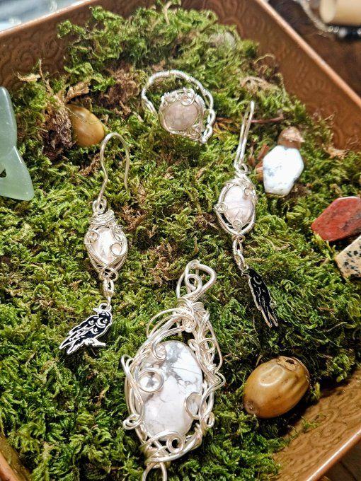 Coffret Parure Howlite 
