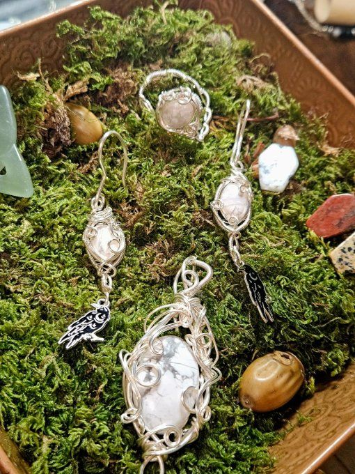 Coffret Parure Howlite 