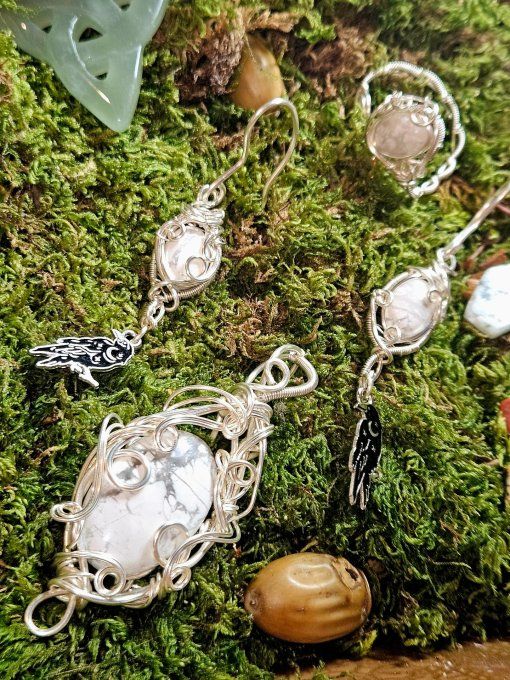 Coffret Parure Howlite 