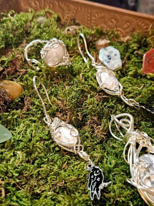 Coffret Parure Howlite 