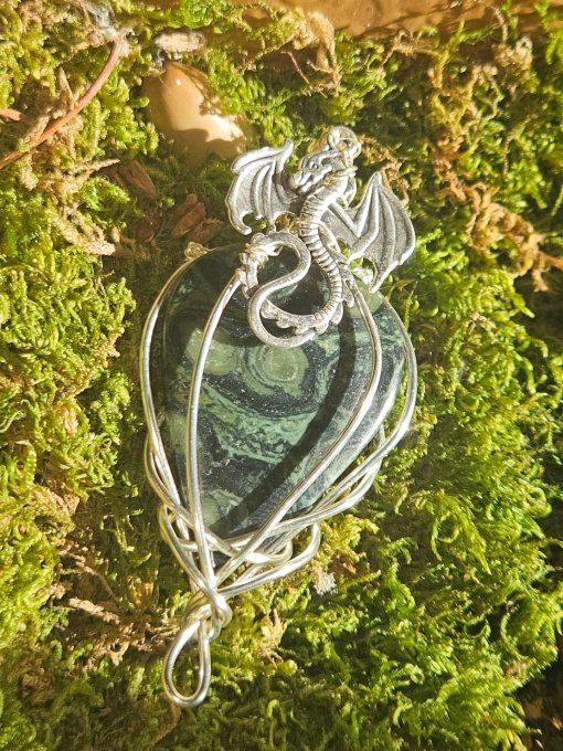 Amulette Jaspe Kambaba ✨