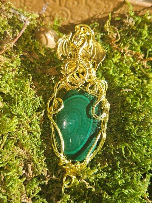 Amulette en Malachite ✨  