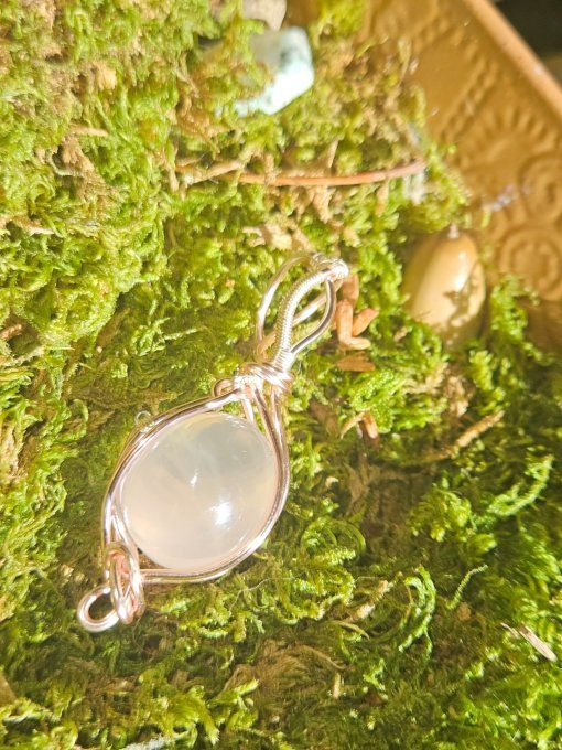 Amulette Quartz rose étoile rutile ✨Amour et douceur 