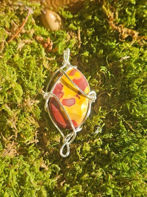 Amulette  Jaspe Mokaite ✨ 