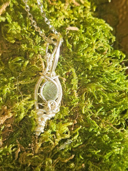 Amulette en Moldavite - Pierre des Étoiles