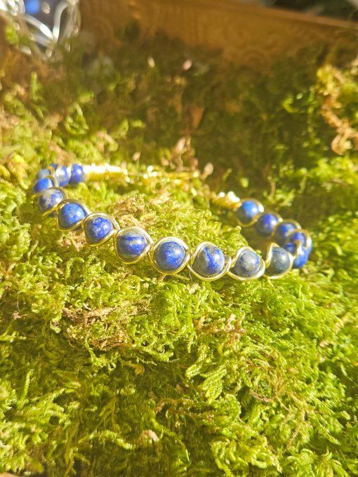 Bracelet Lapis lazuli sur mesure 