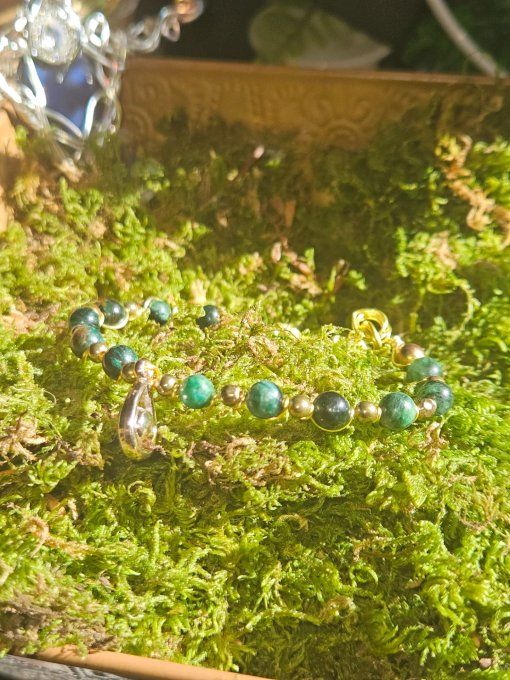 Emeraude✨ Bracelet - calme nerveux et anxiété 