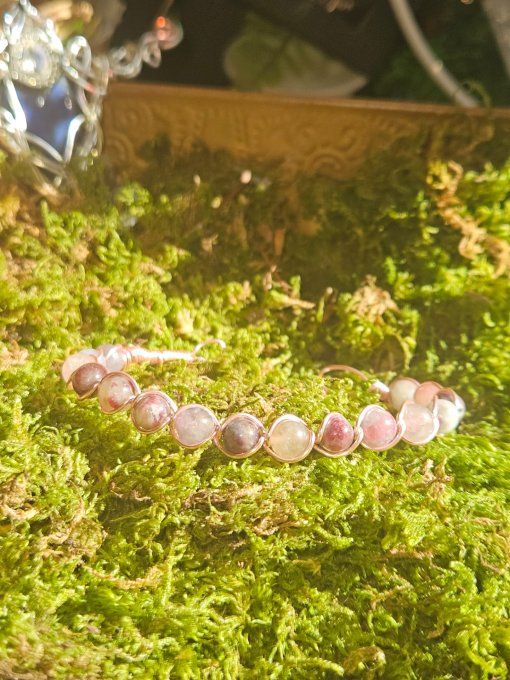 Bracelet Tourmaline Rose – Rubellite, Harmonie & Protection Émotionnelle   