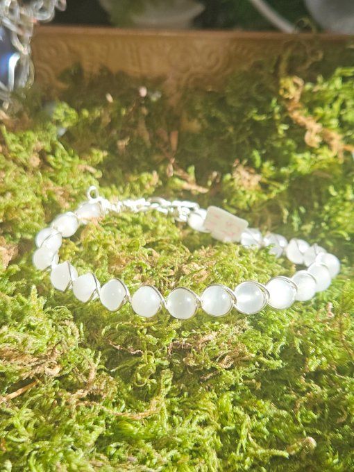 Calcite Rose ✨ Manganocalcite - bracelet 