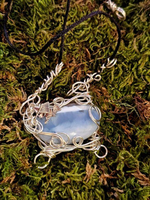 Chaudron des sorcières : Opale bleu 