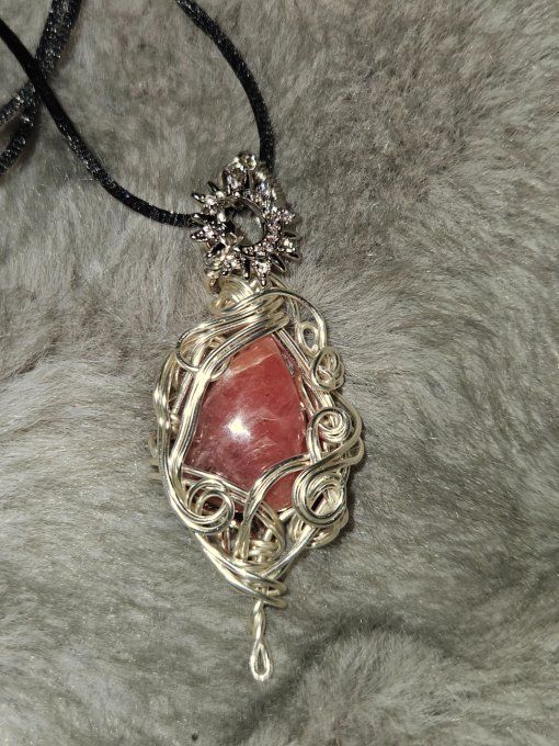 Rhodochrosite , amulette 