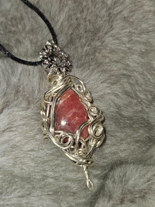 Rhodochrosite , amulette 