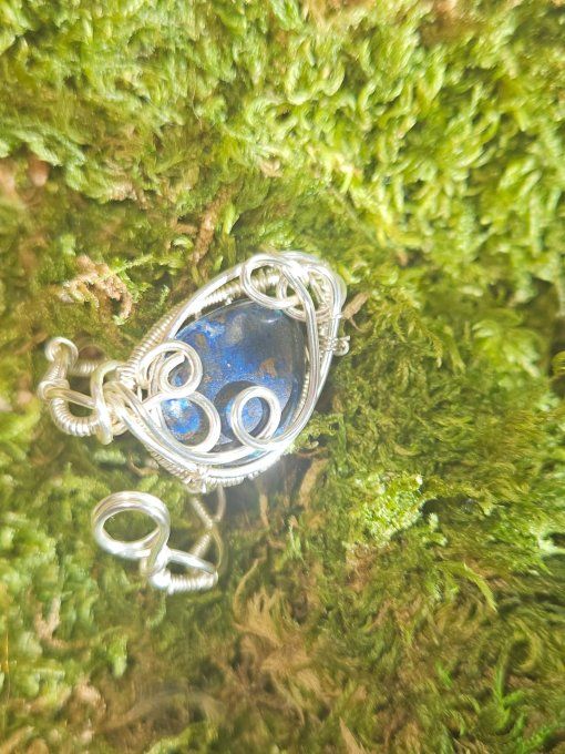 Bague Ajustable en Azurite – Clarté, Sérénité & Concentration