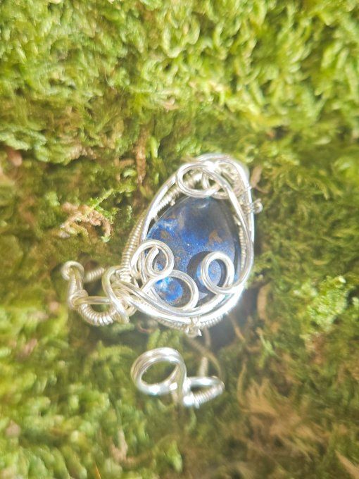 Bague Ajustable en Azurite – Clarté, Sérénité & Concentration